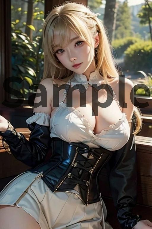 サンプル画像4:AAS 美女×コルセット【AIグラビア写真集】オーバー200 アメージングAI画像シリーズ(AI.cafe 遊遊) [d_560053]