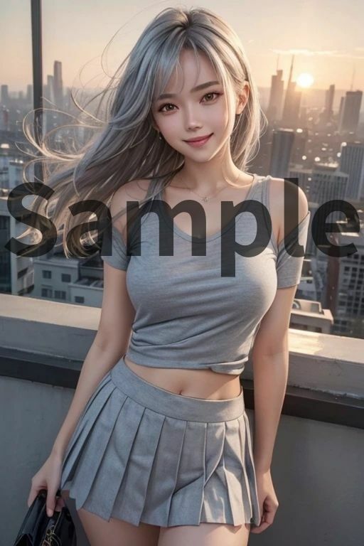 サンプル画像4:AAS 美女×ミニスカート【AIグラビア写真集】オーバー200 アメージングAI画像シリーズ(AI.cafe 遊遊) [d_560060]