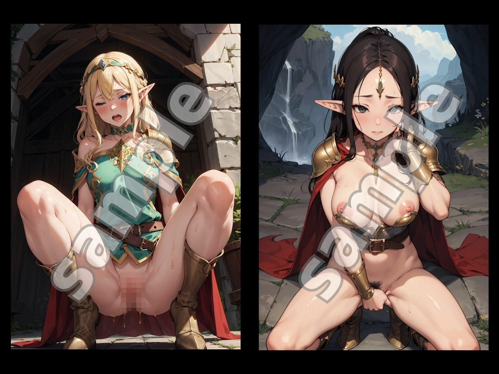 サンプル画像6:ハニートラップ 異世界転生CG集 ＃3(はちみつ本舗) [d_560069]