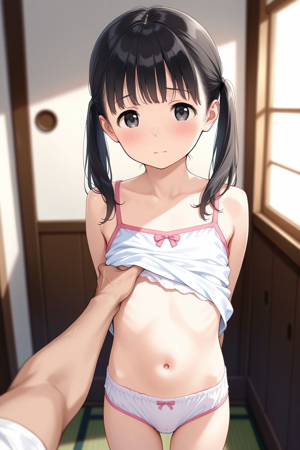 サンプル画像2:父がつるぺた娘を性指導(生はむ少女) [d_560133]