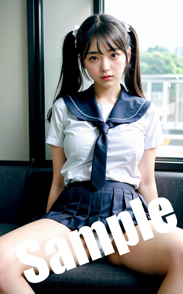 サンプル画像2:淫らな電車通学〜Vol1.セーラー服編〜「エッチなこと、してみたい」(妄想変態企画) [d_560269]