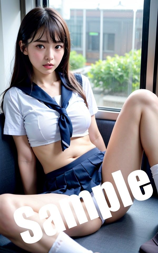 サンプル画像5:淫らな電車通学〜Vol1.セーラー服編〜「エッチなこと、してみたい」(妄想変態企画) [d_560269]