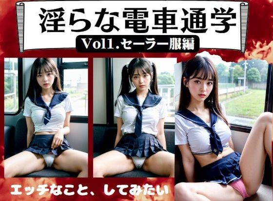 淫らな電車通学〜Vol1.セーラー服編〜「エッチなこと、してみたい」【妄想変態企画】