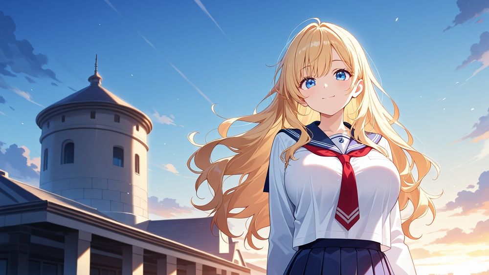 サンプル画像2:【FANZA専売】爆乳清楚系黒髪と元気な金髪の水泳部が顧問に秘密の練習を受ける【4K】(ニート印刷所) [d_560301]