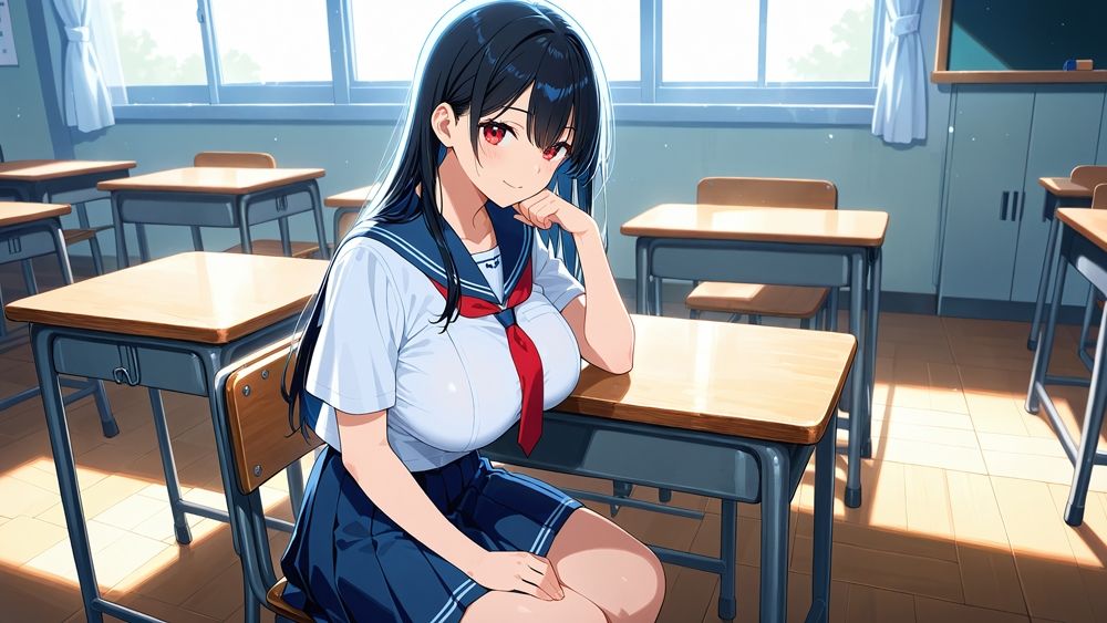 【FANZA専売】爆乳清楚系黒髪と元気な金髪の水泳部が顧問に秘密の練習を受ける【4K】 画像3