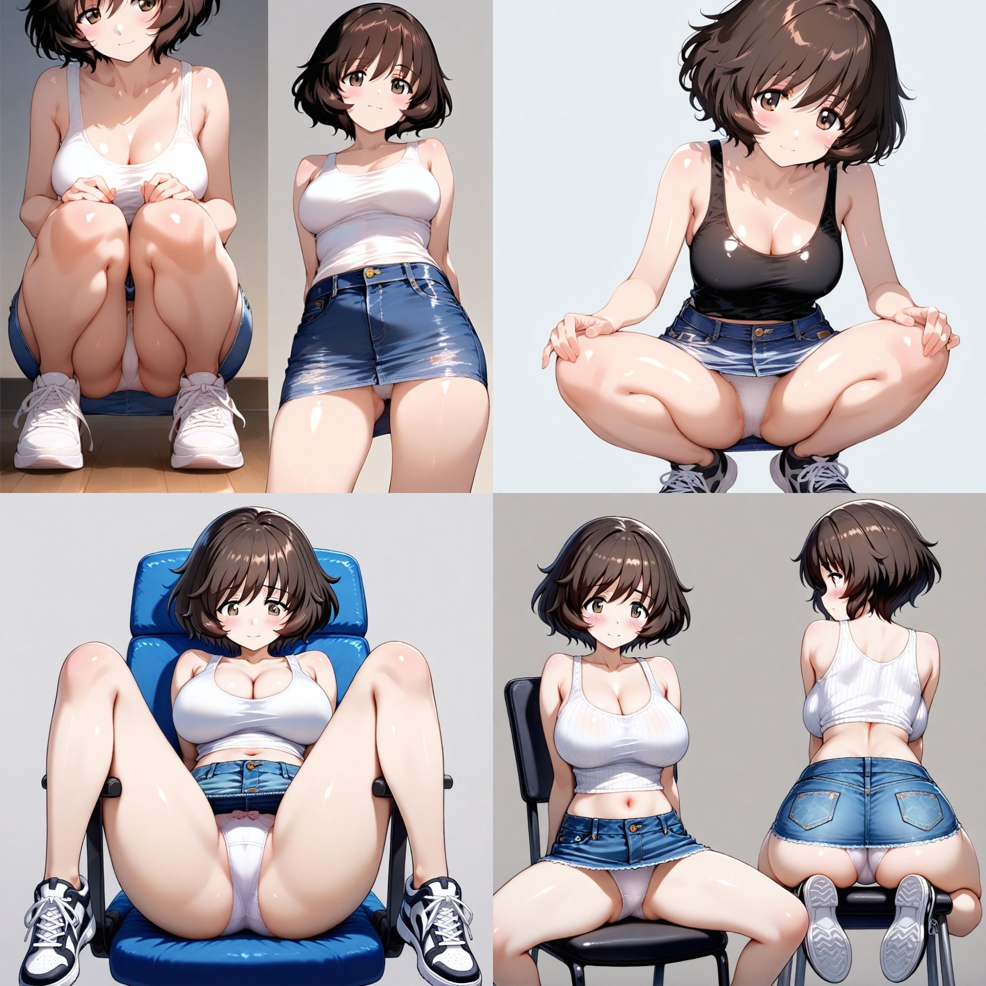 サンプル画像3:【12】エロポーズだけオカズにしたい人向けのAICG集500枚(しらき電画) [d_560339]