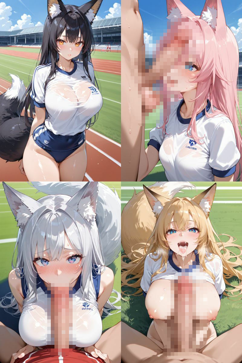 ケモミミ?の楽園 きつね 陸上部編 画像1