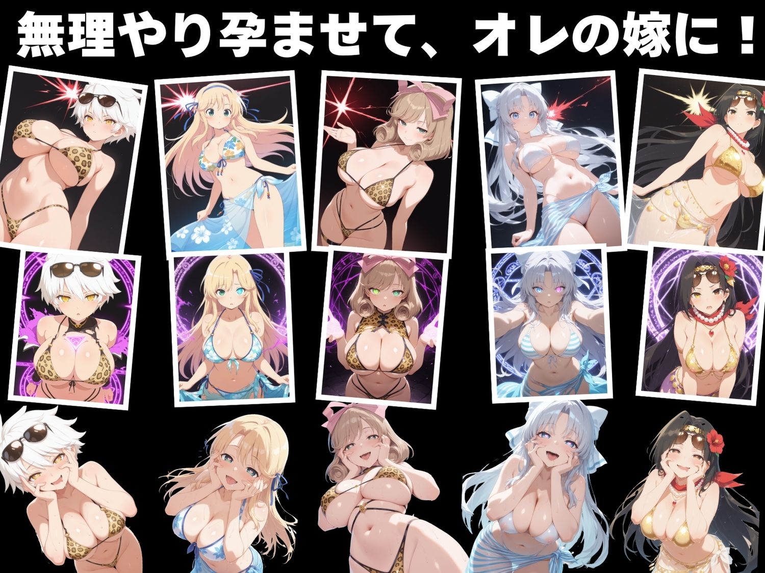 【寝取られ】淫乱カグラ 〜水着 編〜 Vol.1 画像3