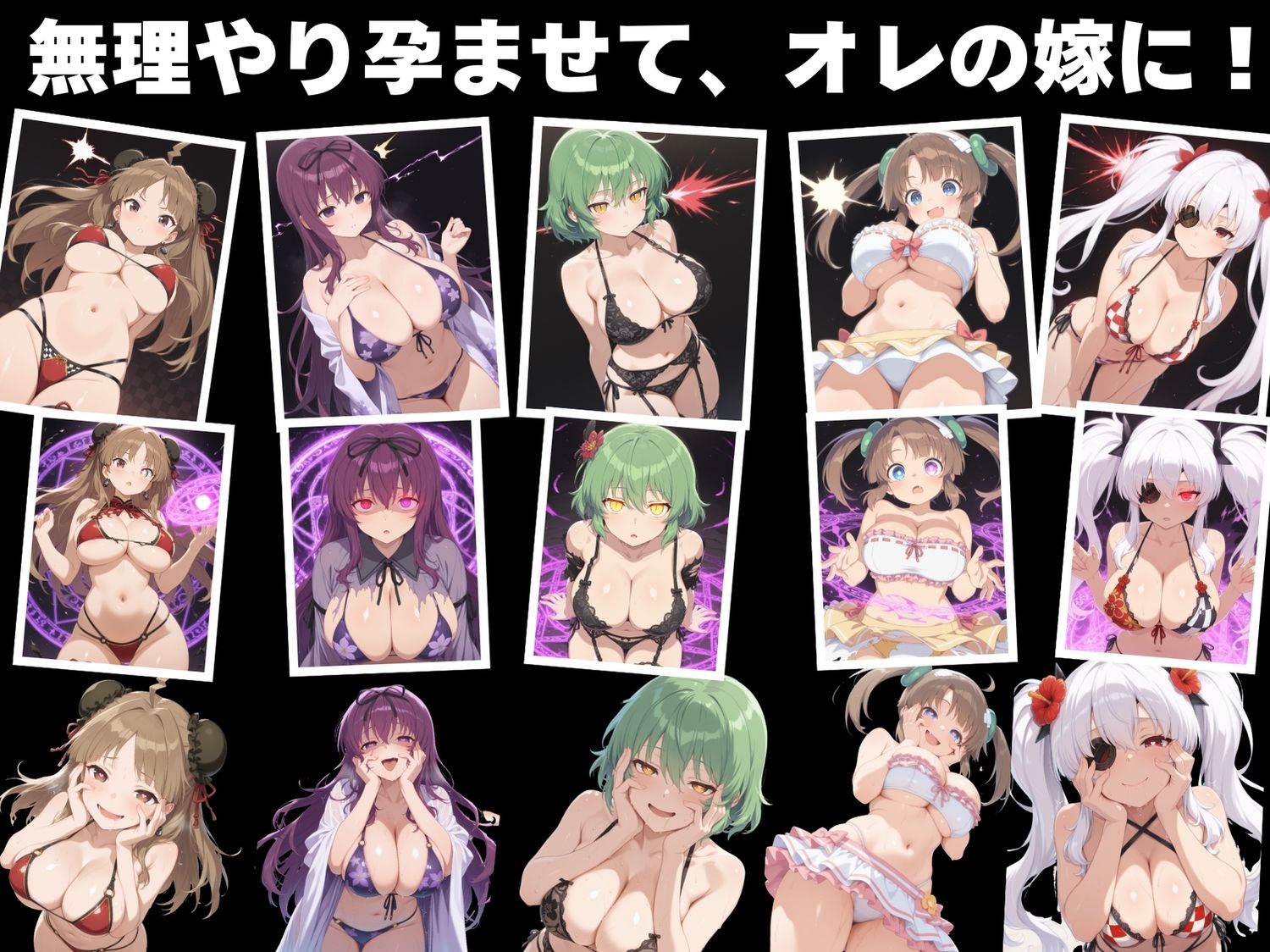 サンプル画像3:【寝取られ】淫乱カグラ 〜水着 編〜  Vol.2(もふもふピクセルズ) [d_560443]