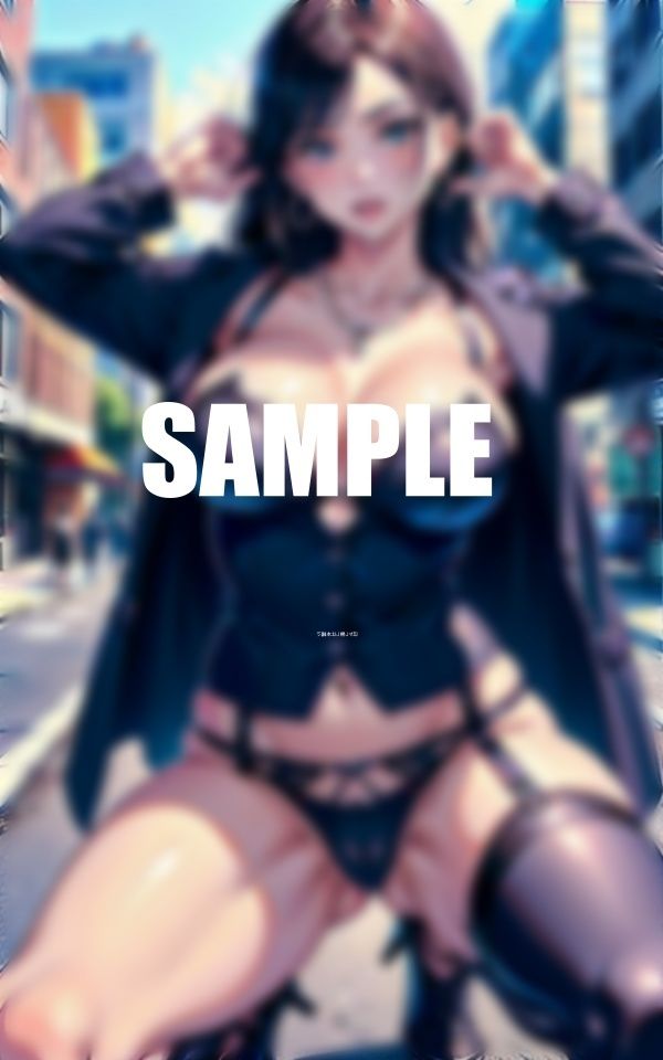 ガーターベルト美女たち街で逆ナン男狩り 画像4