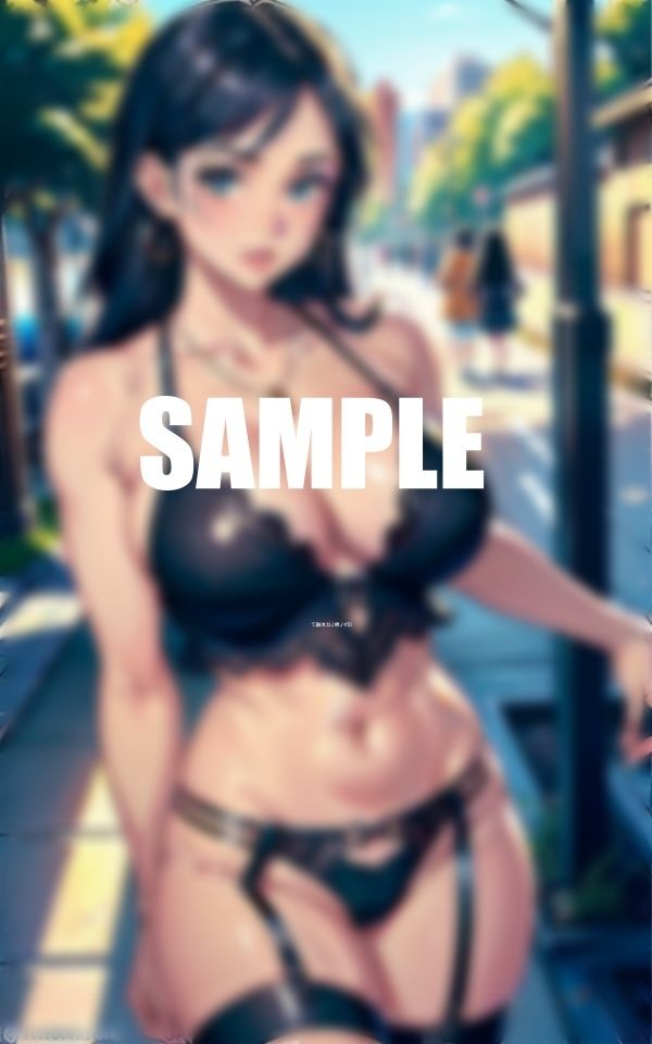 ガーターベルト美女たち街で逆ナン男狩り 画像6