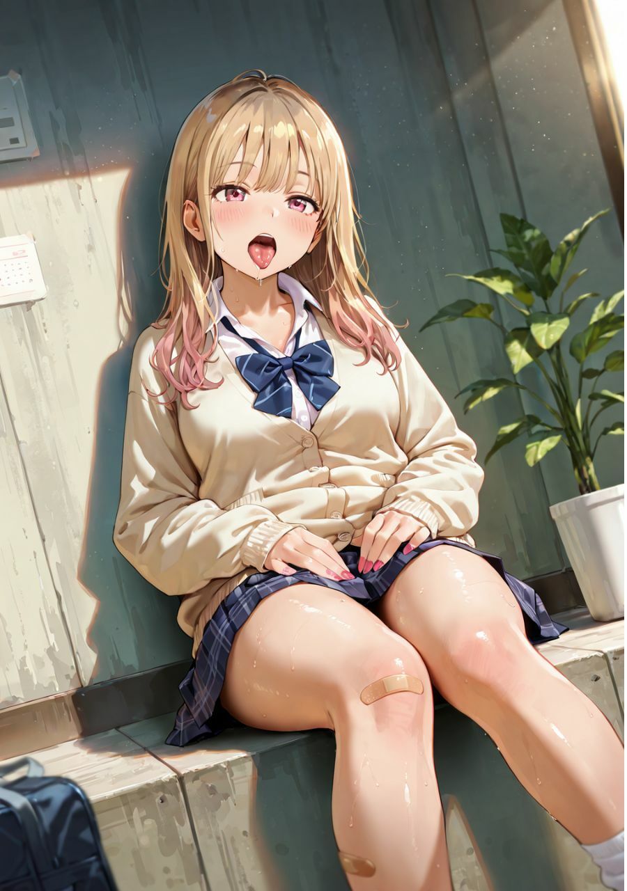 サンプル画像6:ノーパンノーブラで担任教師に甘えてくるいけないギャル(ちぐはぐくりえいと) [d_560529]