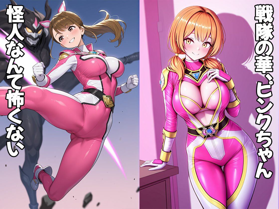 戦隊ピンク敗北(CG100枚) 画像1