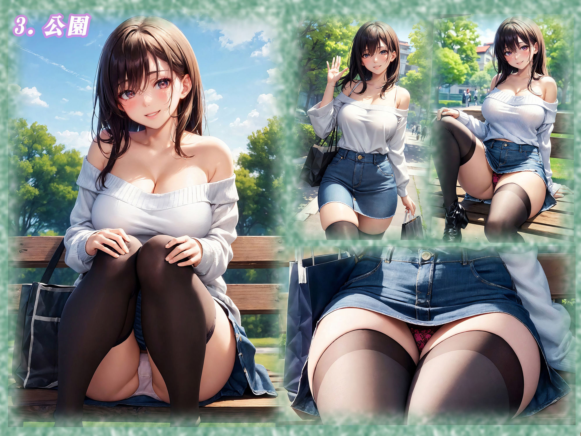 サンプル画像4:【イラストCG集】隣りの奥さん  〜秘密の関係の始まり〜(PacificOcean) [d_560542]