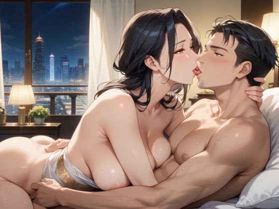 発情した巨乳人妻スイートルームSEXにハマる 画像1