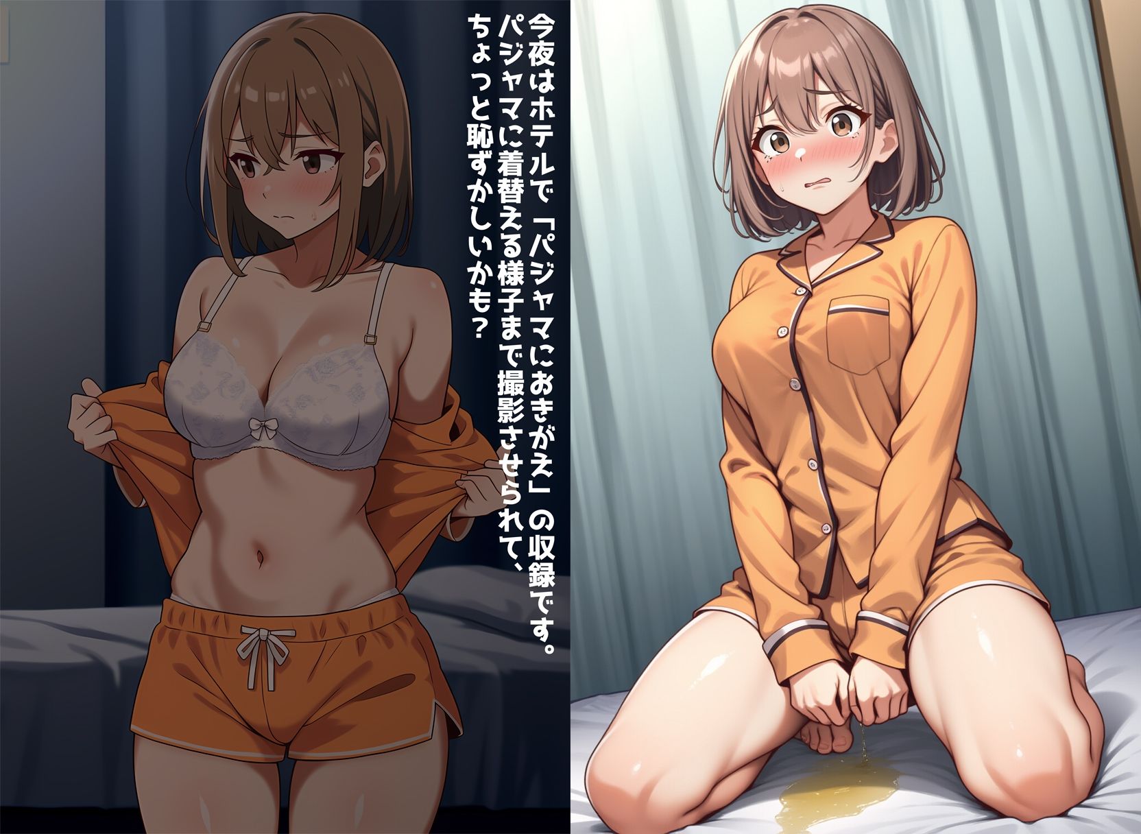 サンプル画像6:狂育番組の新人お漏らしお姉さん(性癖ユガ芽) [d_560609]