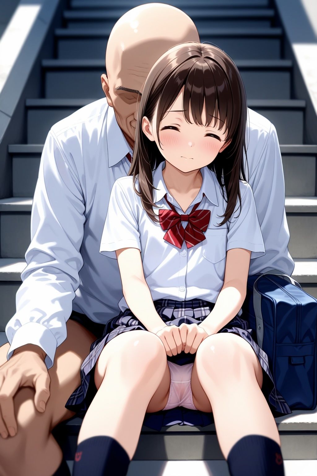 先生による処女強奪! 画像1
