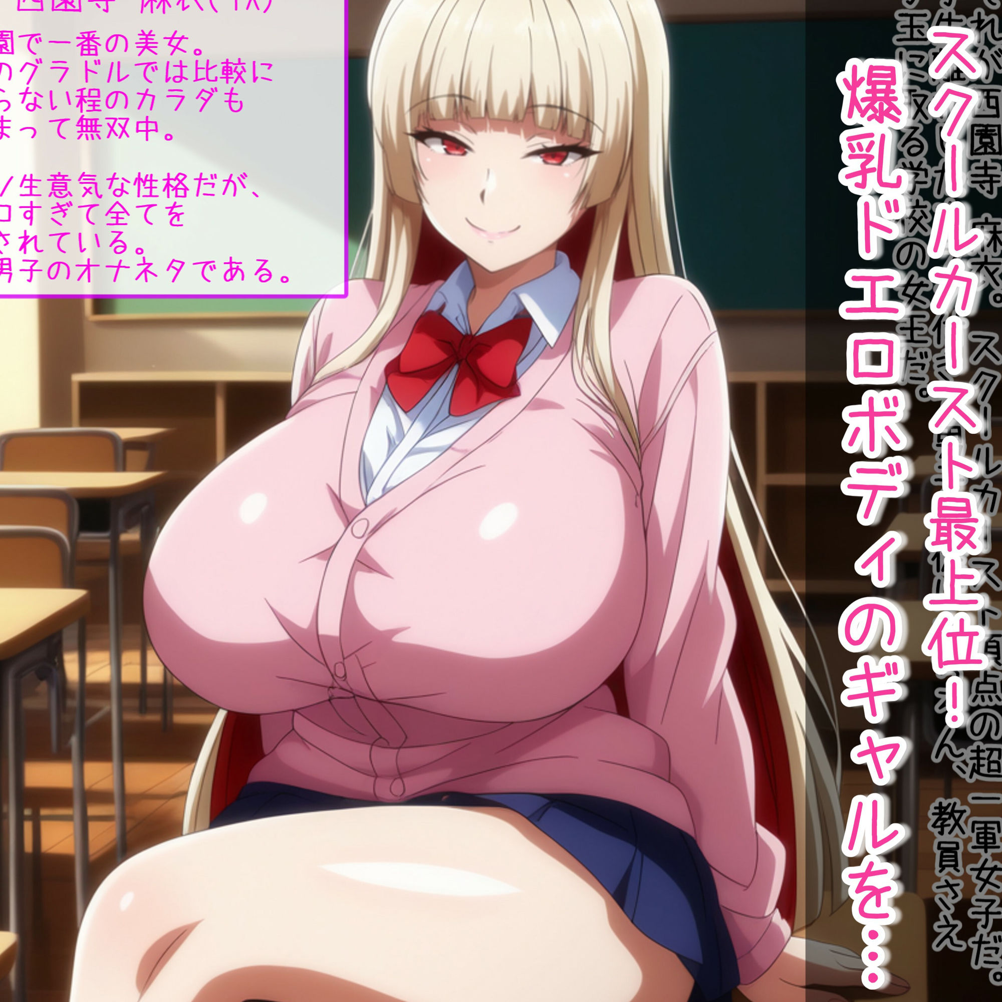 サンプル画像1:超爆乳ギャルとムッチムチ人妻ママをア〇リで私物化して母娘共々僕専用オナホにする(あちみ屋) [d_560842]