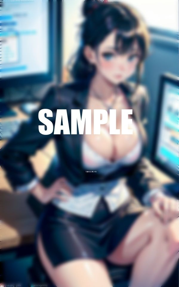 サンプル画像2:美女オフィスレディーの日常男遊びが我慢できない淫乱な秘部(AI美女LABO.8) [d_560908]