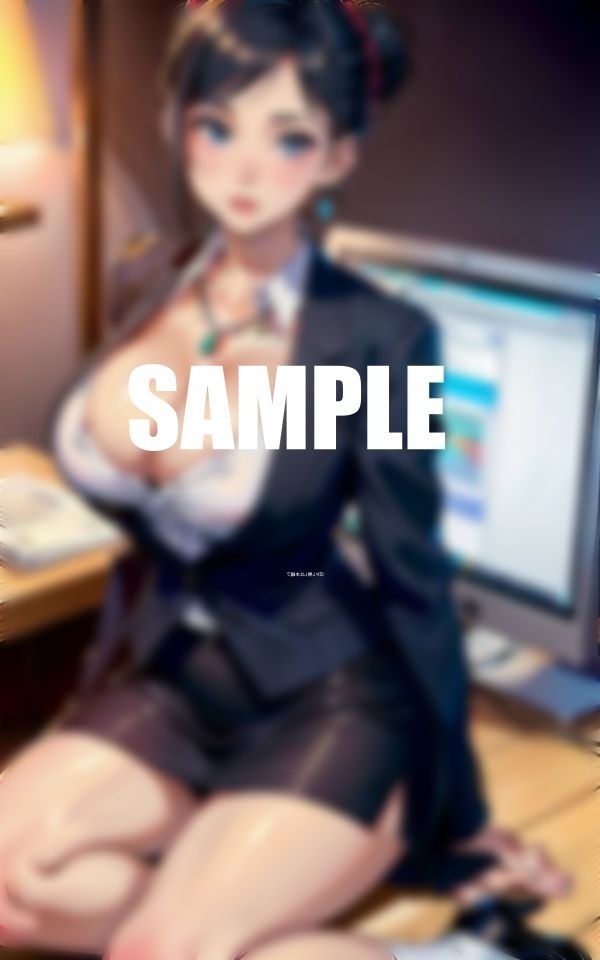 サンプル画像4:美女オフィスレディーの日常男遊びが我慢できない淫乱な秘部(AI美女LABO.8) [d_560908]