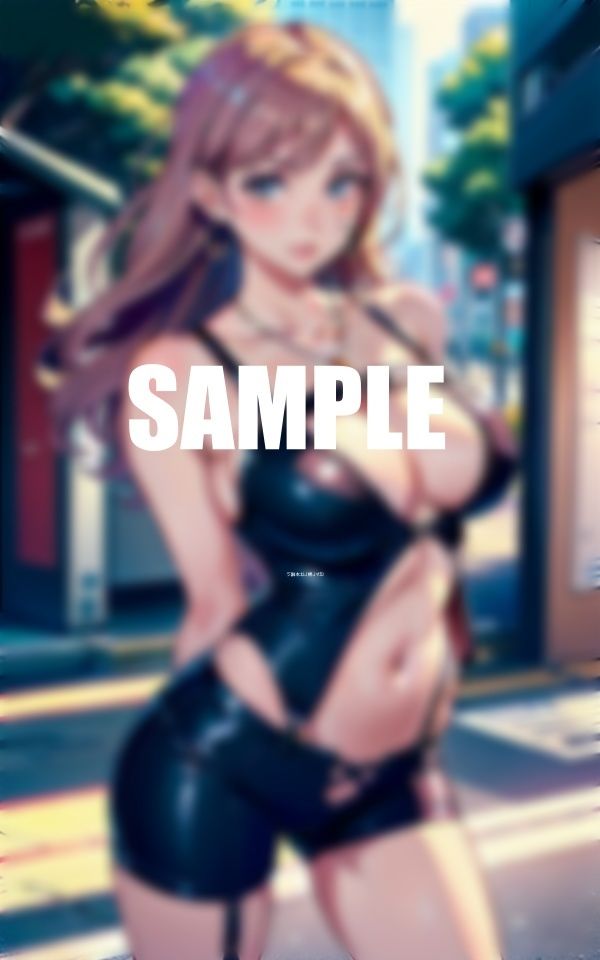 サンプル画像1:街に蔓延るガーターベルト美女たち男遊びで濡れっぱなしの秘部(AI美女LABO.8) [d_561059]