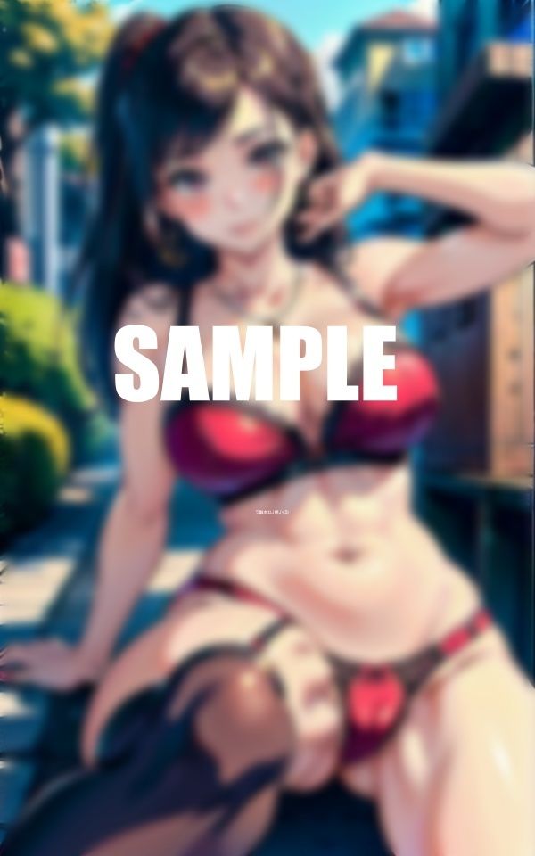 街に蔓延るガーターベルト美女たち男遊びで濡れっぱなしの秘部 画像7