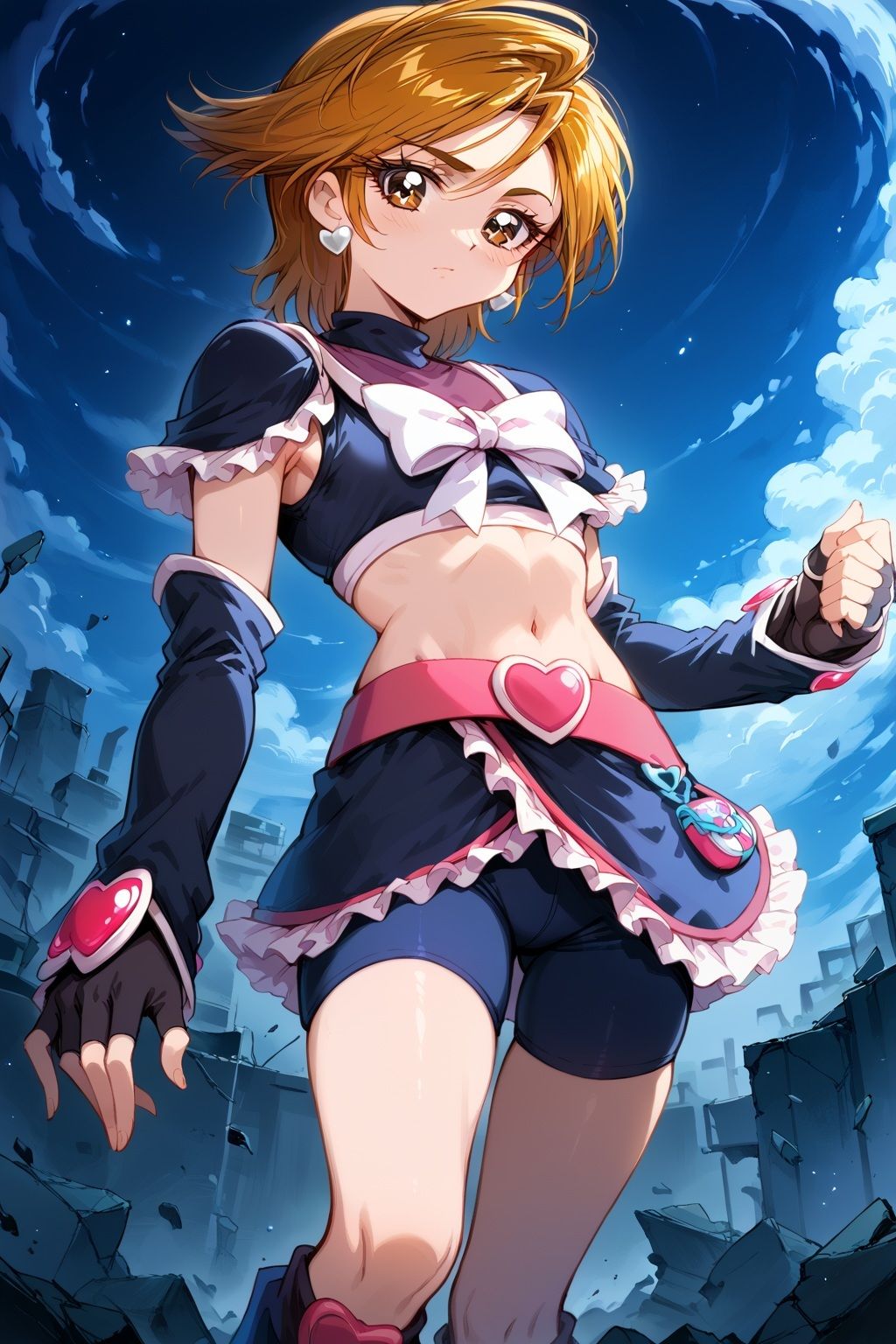 サンプル画像3:変身ヒロイ×辱  キュ●ブラック敗北初SEX(ライトフィニッシュ) [d_561087]