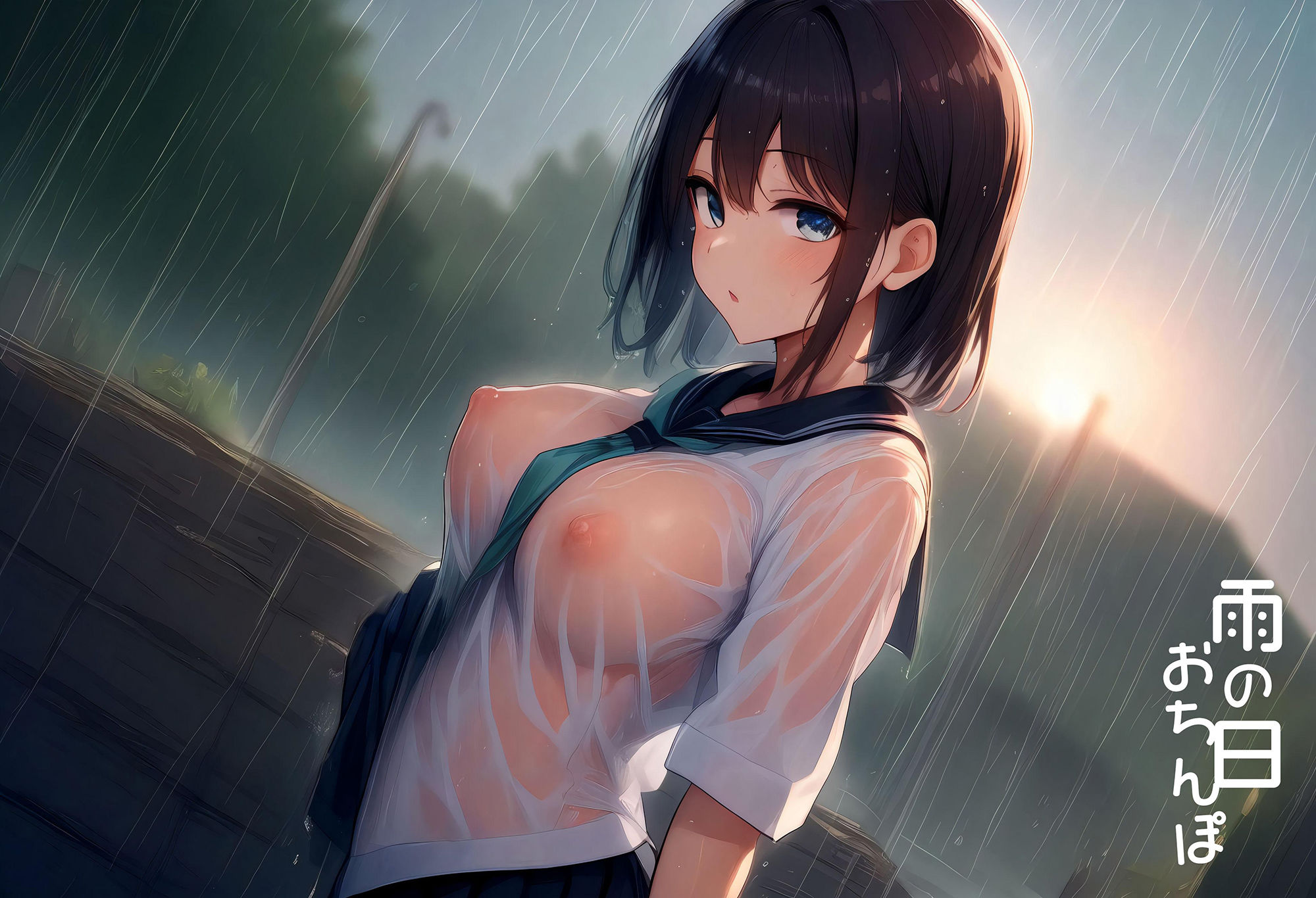 雨の日おちんぽ - CG COLLECTION - 画像1