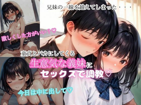 童貞とバカにしてくる生意気な義理の妹にセックスで調教【アニメ好きもぐもぐ】