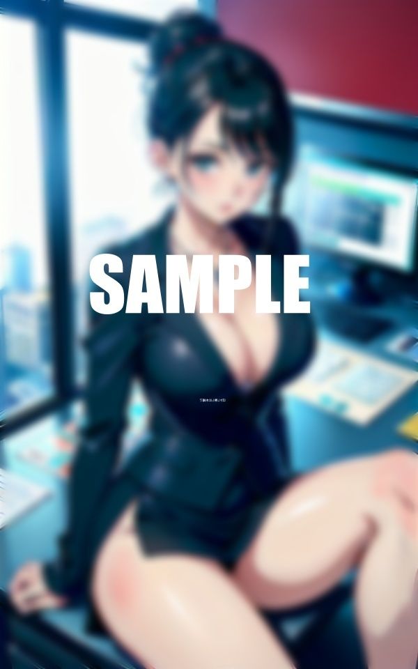 サンプル画像2:いやらしぃ〜カラダで男を誘惑しまくるエロい美熟女OLたち(AI美女LABO.8) [d_561335]