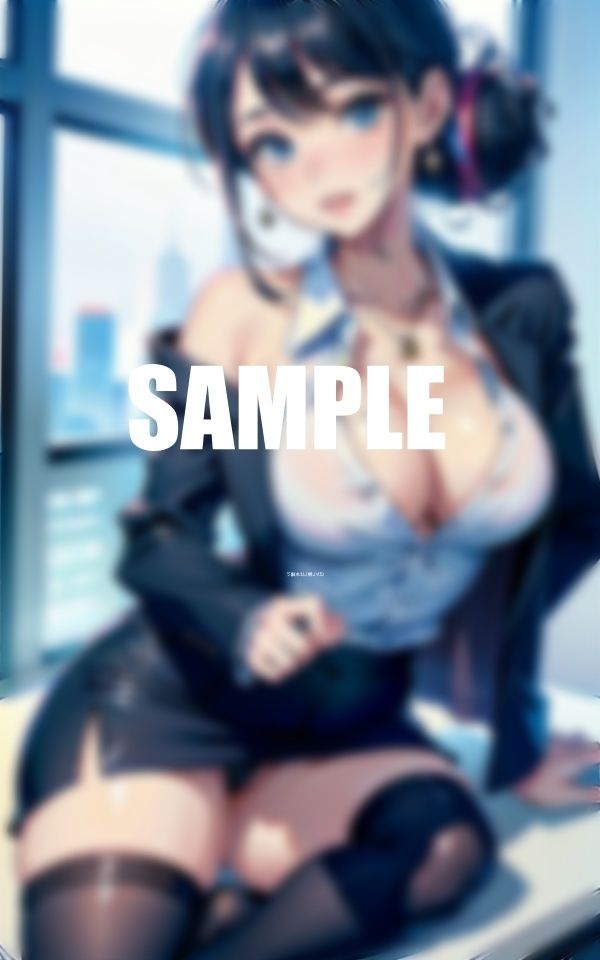 サンプル画像5:いやらしぃ〜カラダで男を誘惑しまくるエロい美熟女OLたち(AI美女LABO.8) [d_561335]