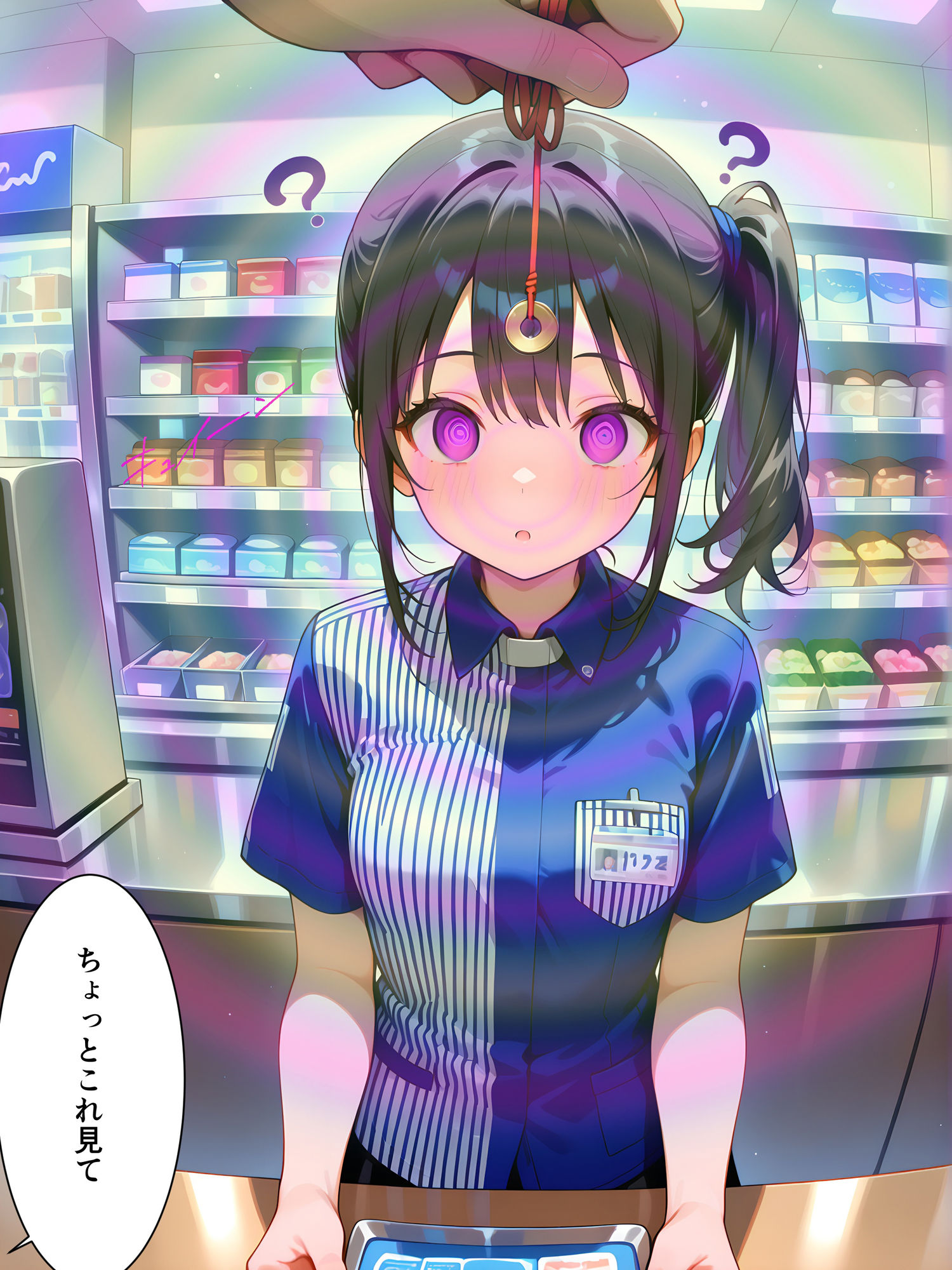 サンプル画像2:催○使ってコンビニでヤりたい放題！(にょすらもっち) [d_561360]