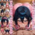 ジュポッジュポッ、ジュルルルルッ！くノ一のバキュームフェラ・口の中の奥まで差し込みしゃぶり尽くすのが好きな女忍者【変態エロアニメ】