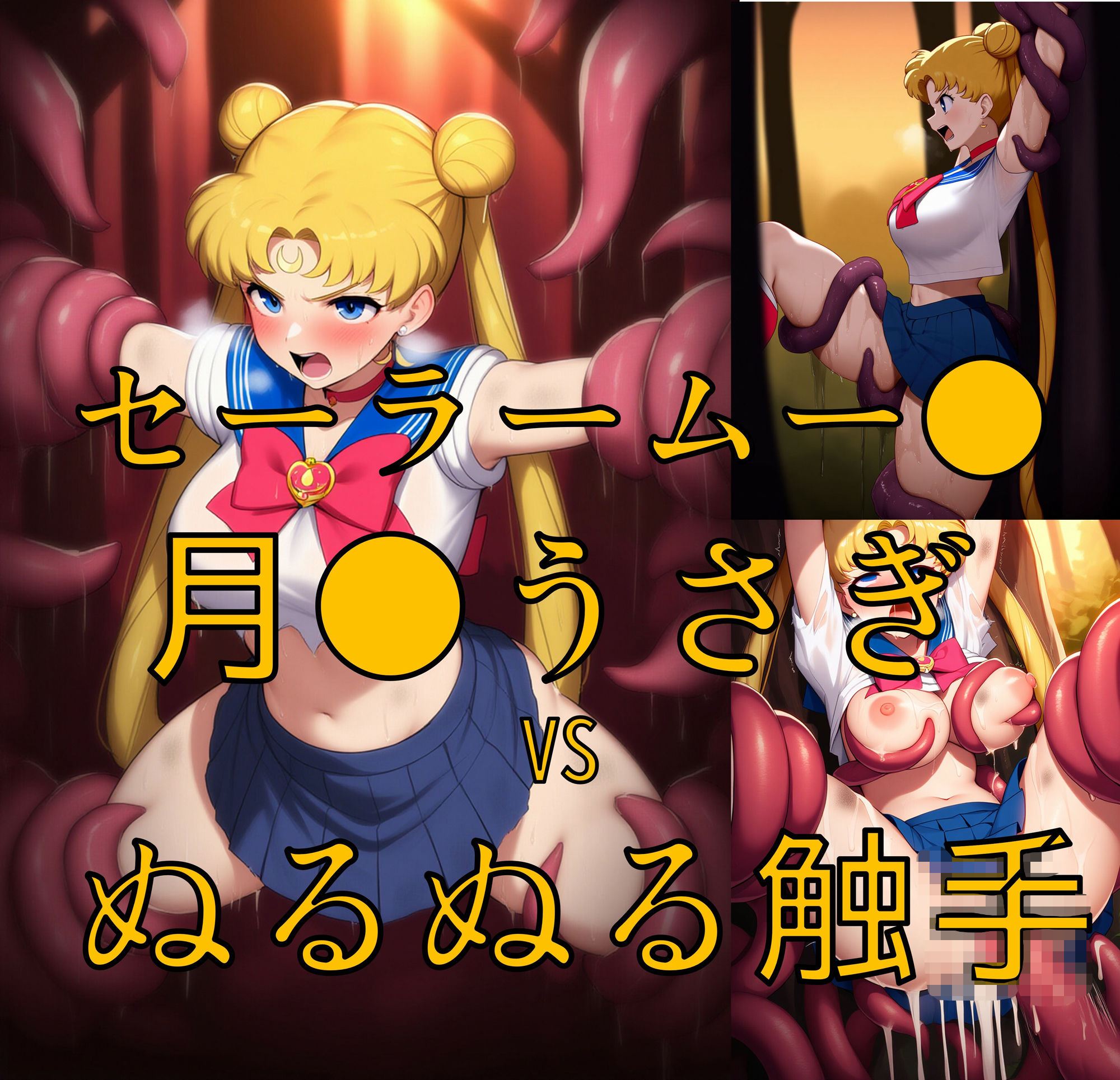 サンプル画像1:セーラームー● 月野うさ● vs ぬるぬる触手(Nakki_触手・ヒロピン) [d_561432]