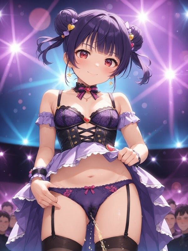 アイドルっぽいかわいい女の子がパンツをはいたままおしっこをおもらししている画像集1 画像8