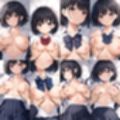 ボブヘアの彼女とエッチ【500枚】