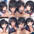 ボブヘアの彼女とエッチ【500枚】