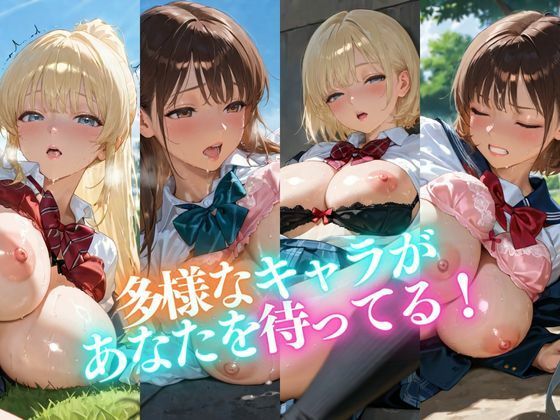 野外制服巨乳 ★巨乳好きのための魅惑的なCG集★ 画像10