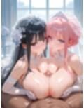巨乳花嫁とハーレムエッチ4