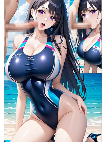 サンプル画像5:競泳水着 専科 競泳水着x男汁(東京同人) [d_561587]