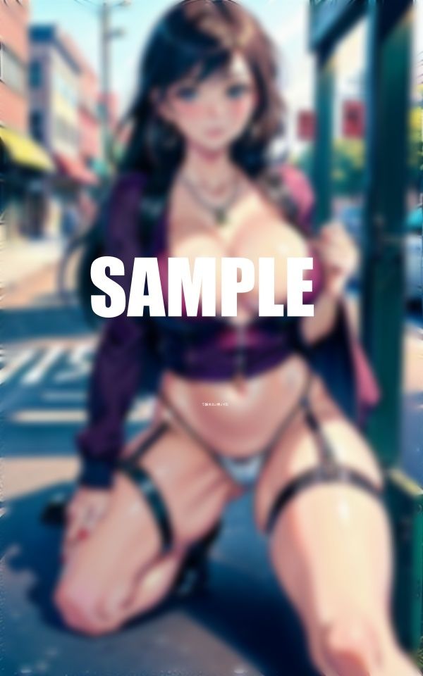 サンプル画像6:セクシーランジェリーガーターベルト美熟女たちのいやらしい滴る蜜壺(AI美女LABO.8) [d_561624]