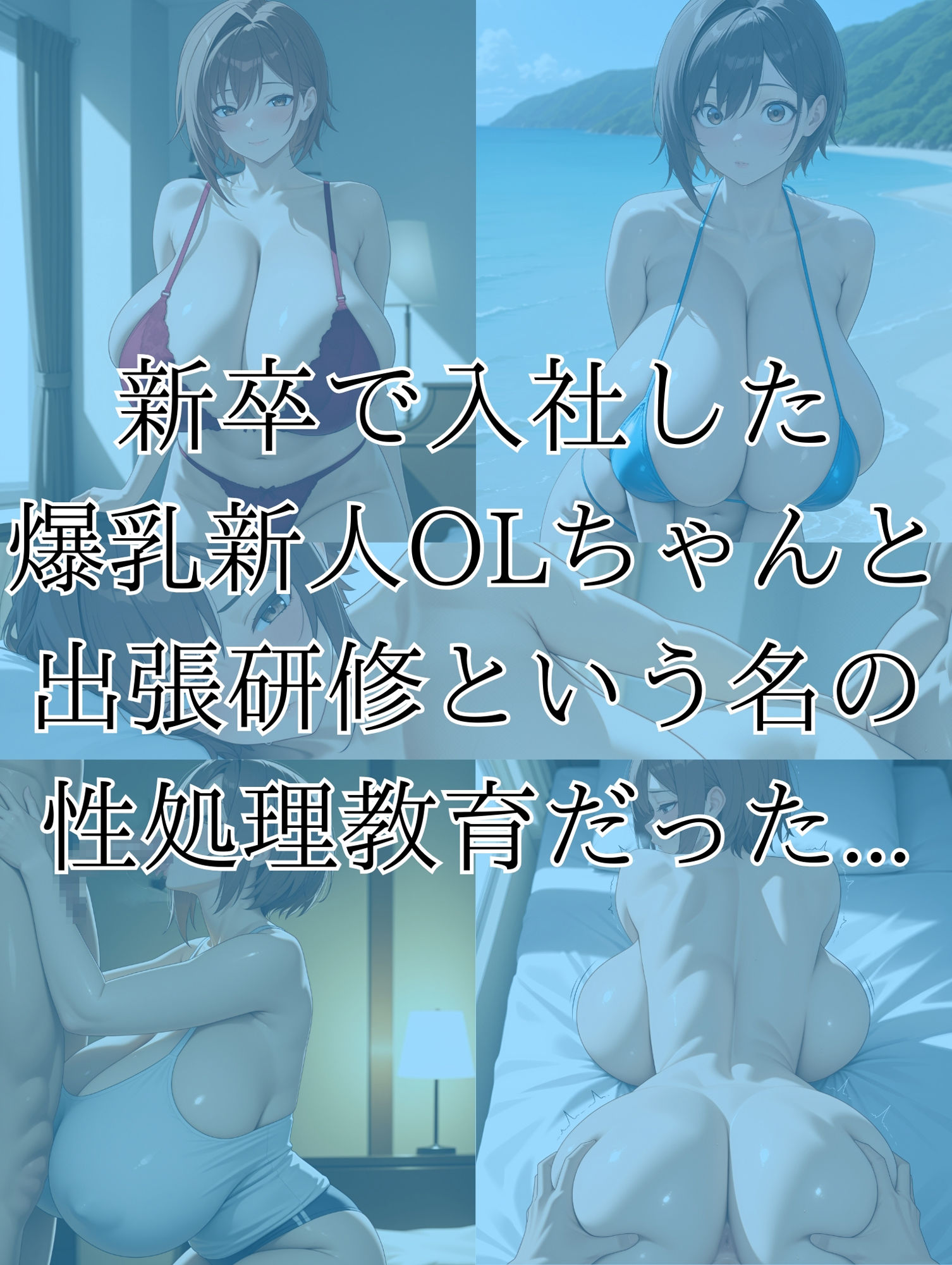 サンプル画像1:爆乳新人OLとHな性処理研修(（株）zou乳業) [d_561635]