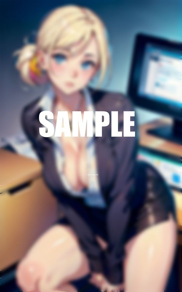 サンプル画像2:頭の中が男遊びでいっぱいの美熟女OLたち濡れっぱなしの秘部(AI美女LABO.8) [d_561649]