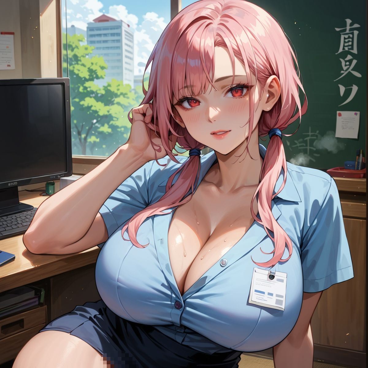 サンプル画像2:生徒禁制！放課後の学校で実権を握る新人女教師vol.9(らびりんす) [d_561667]