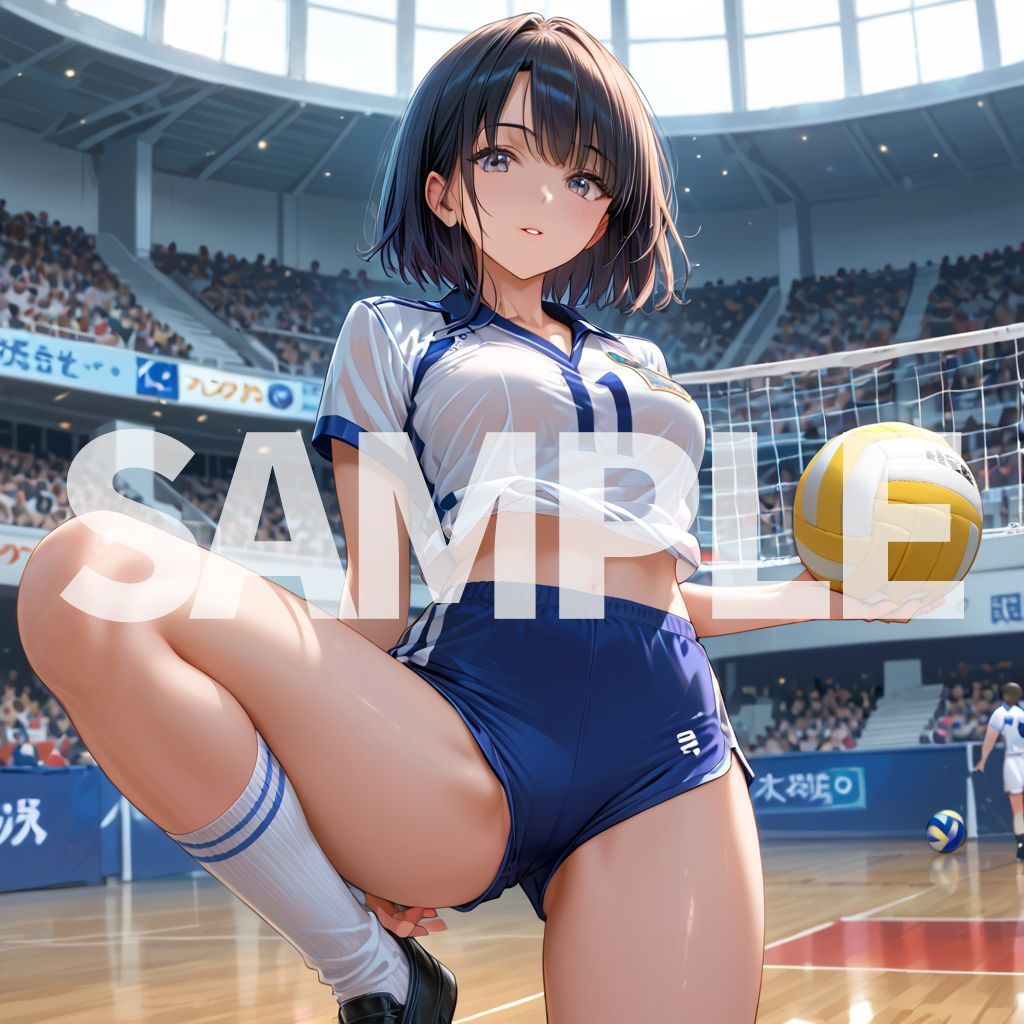 サンプル画像4:女子校生の部活動孕ませバレー部編(2次元世界) [d_561785]