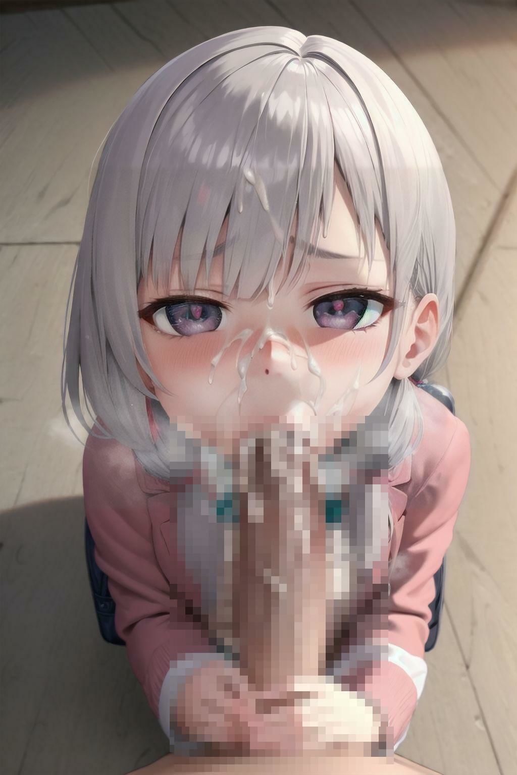 2.5Dドール風少女 フェラチオ特集 画像7