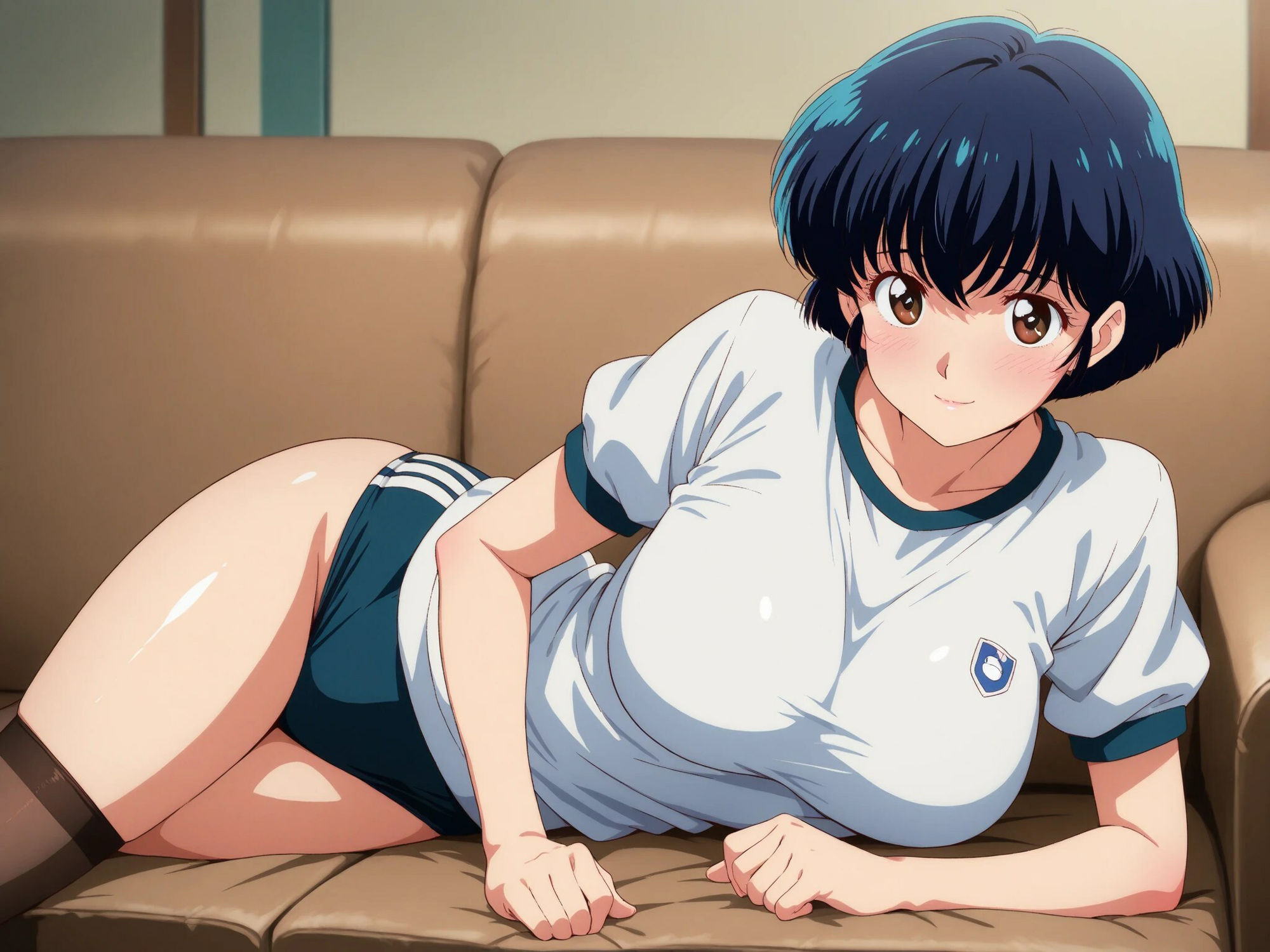 サンプル画像1:【発情ヒロイン】ら●ま1/2  天道あ●ね   ブルマ調教編(画像生成マン) [d_561796]