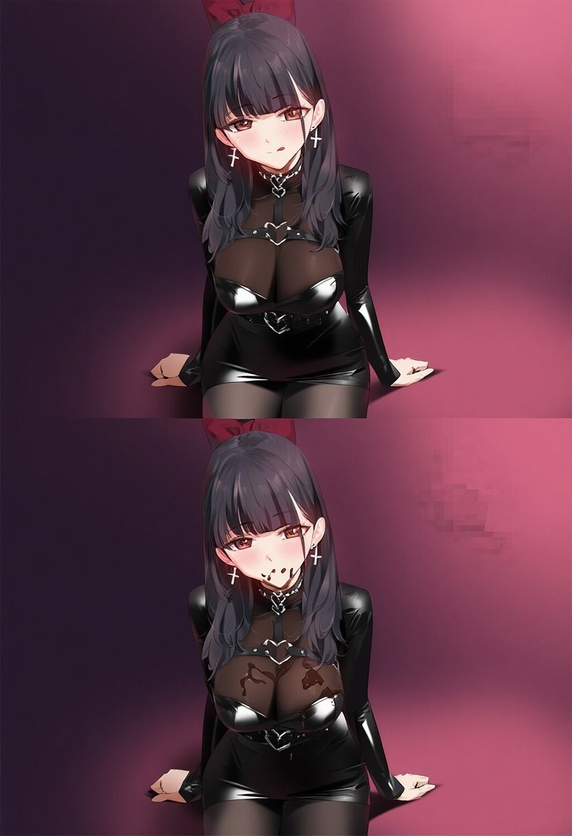 サンプル画像2:地雷系ラテックス(潮吹きジョニー) [d_561806]