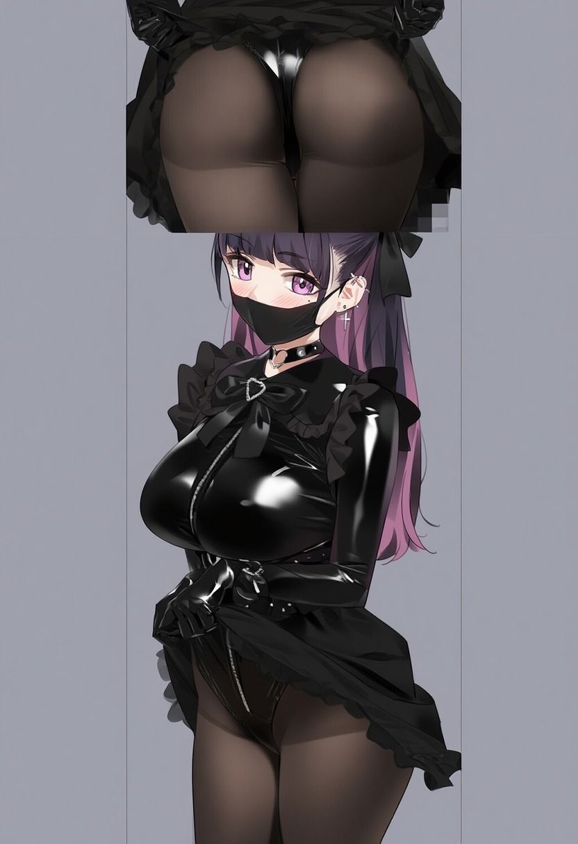 サンプル画像6:地雷系ラテックス(潮吹きジョニー) [d_561806]