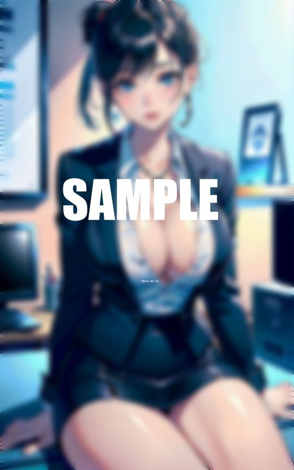 サンプル画像4:あぁ〜エッチしたいわぁ〜エロいカラダで男を誘惑しまくる美熟女OLたち(AI美女LABO.9) [d_561874]